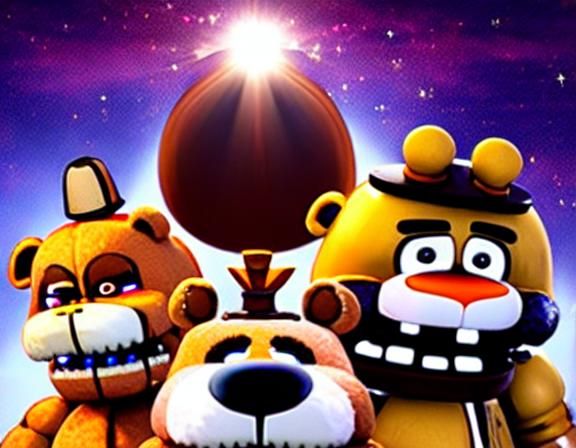 five nights at freddy's heavenly sunshine beams divine brigh...