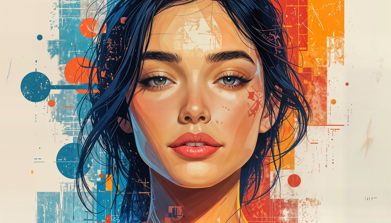 Calm After the Storm: An Abstract Seascape