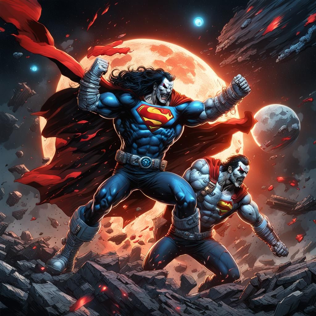 Epic Space Battle: Lobo vs. Superman