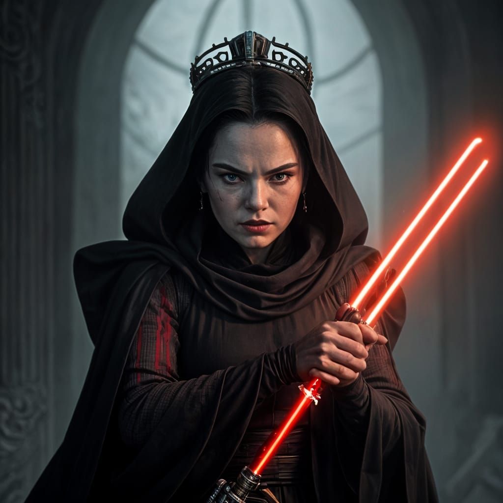 Empress Rey Palpatine: Evil Sith Princess Portrait