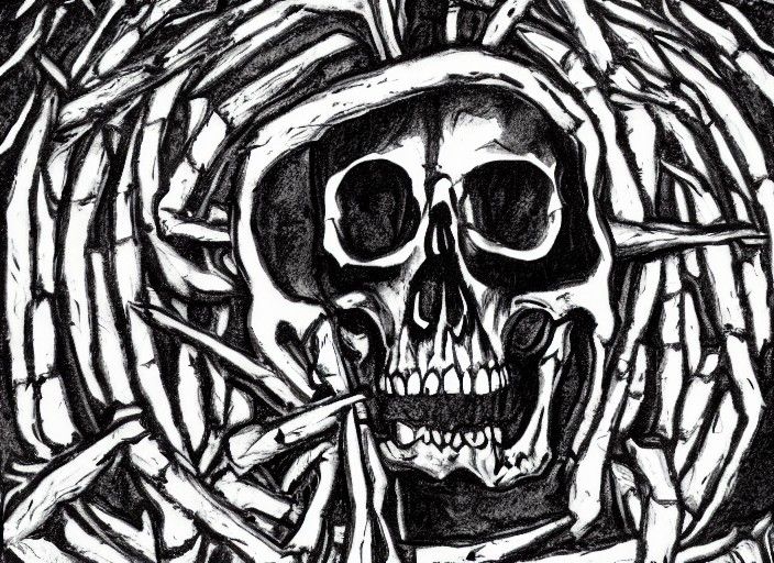 Abstract Depiction of Death