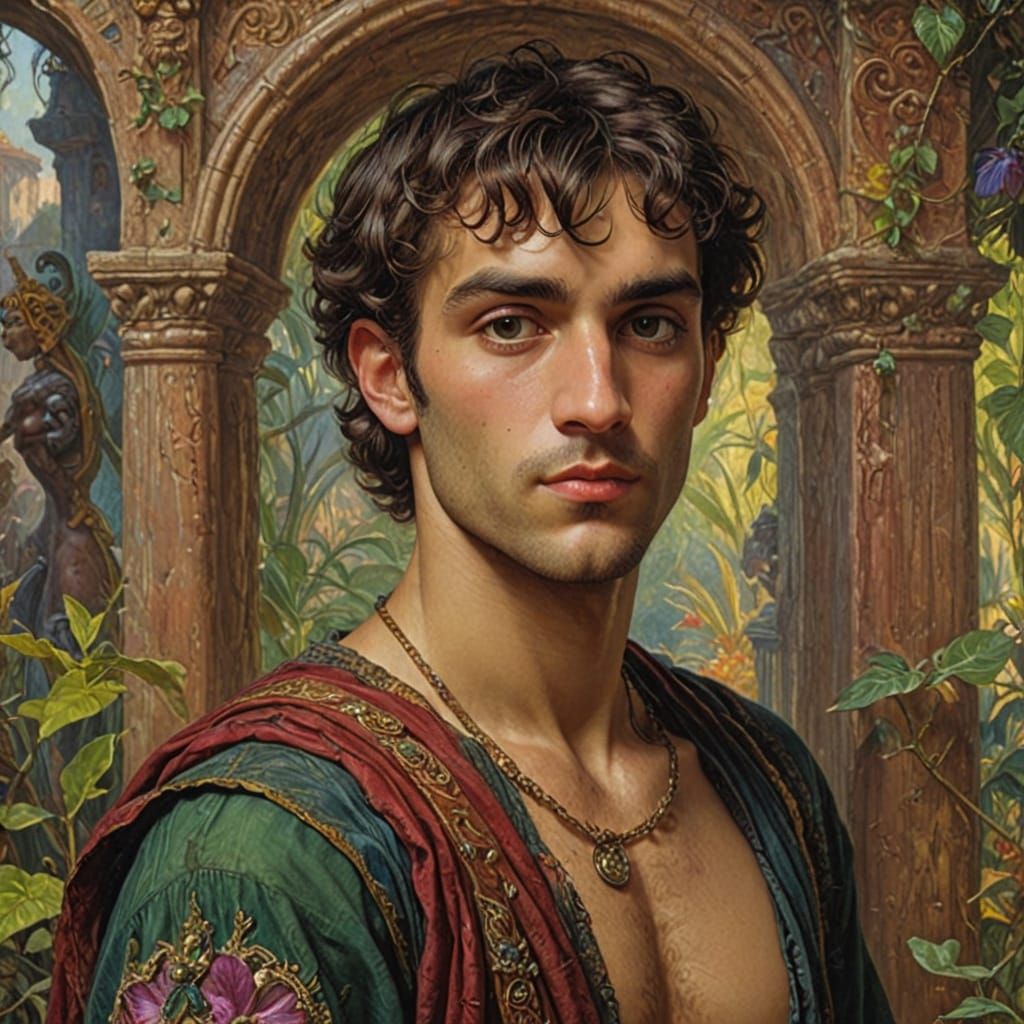 Surrealist Italian Gentleman in Digital Art