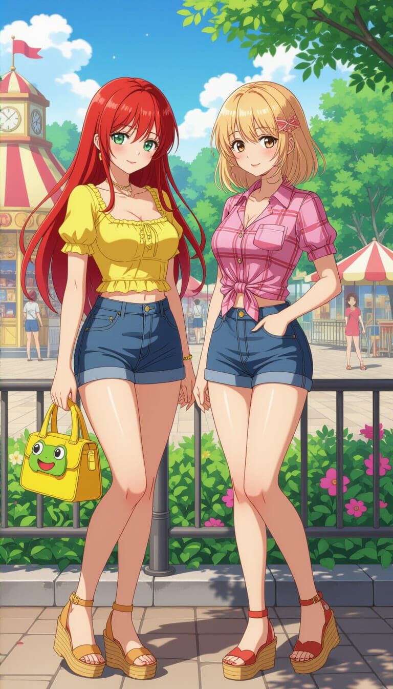 Fun amusement park date with Miichan 🌹🌷💞💕