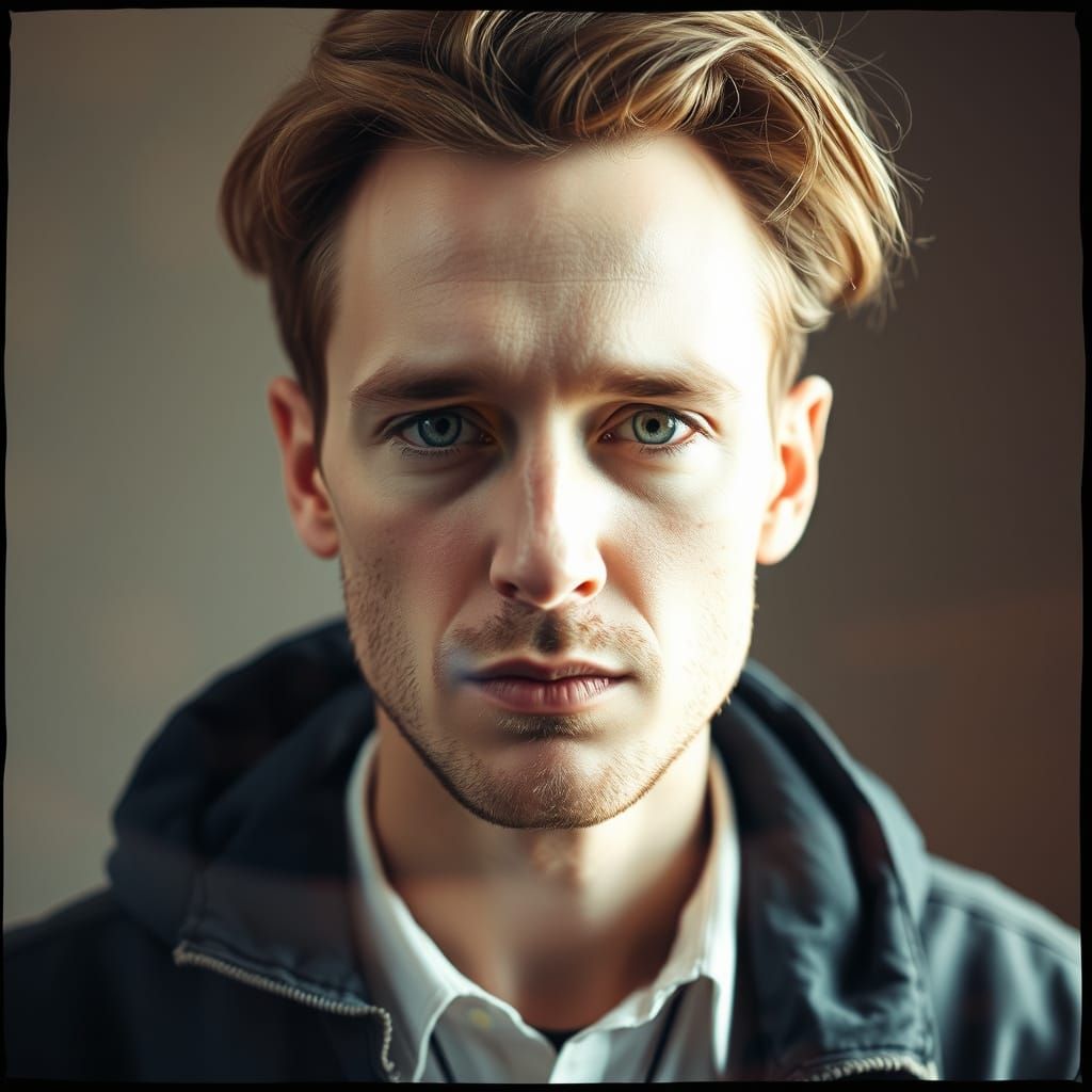 Surreal Human Portrait in Double Exposure