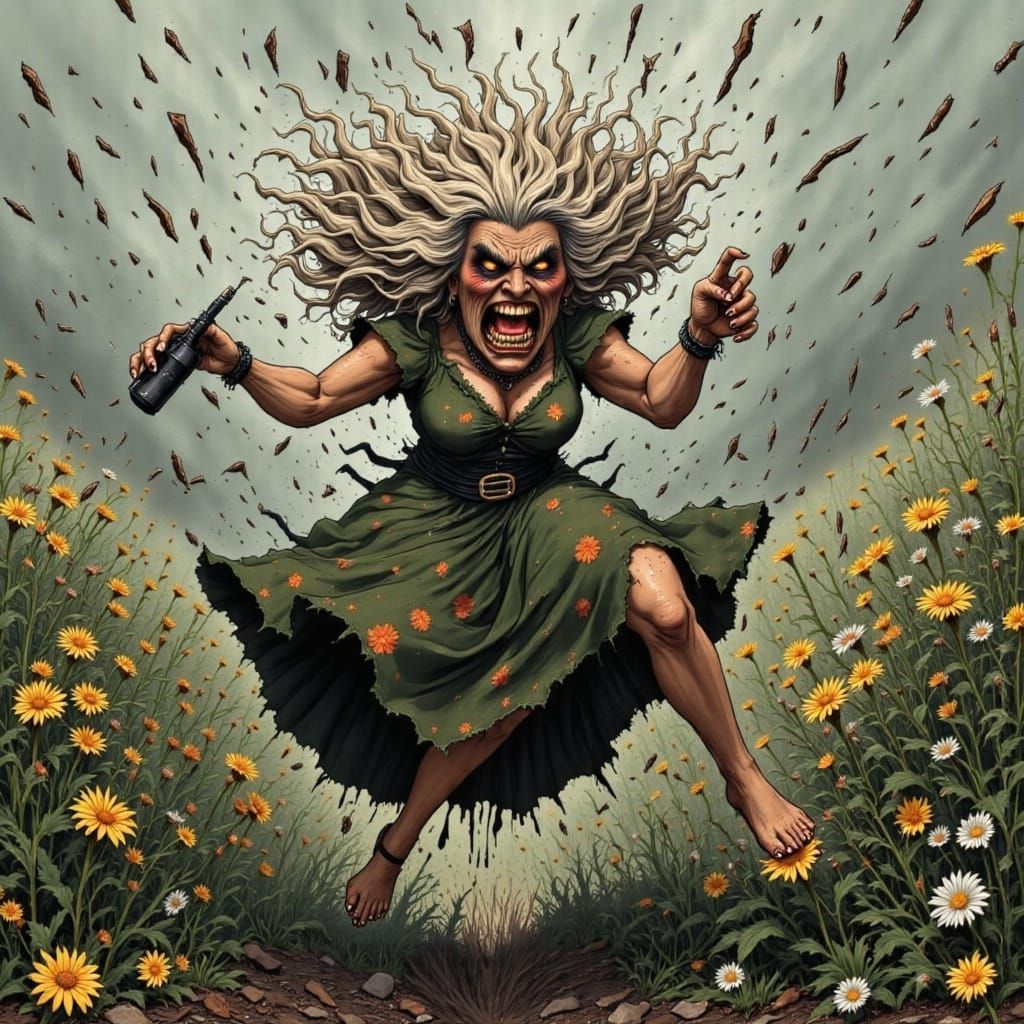 Hyper-Realistic Fairy Tale Fury