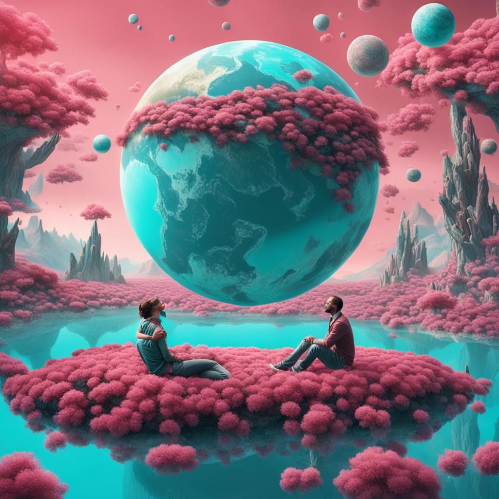 Upside-Down Love on a Pink Alien Planet