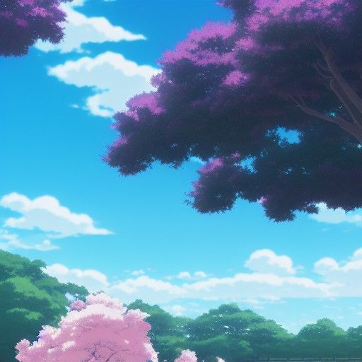 Sakura in Studio Ghibli Anime Key Visual
