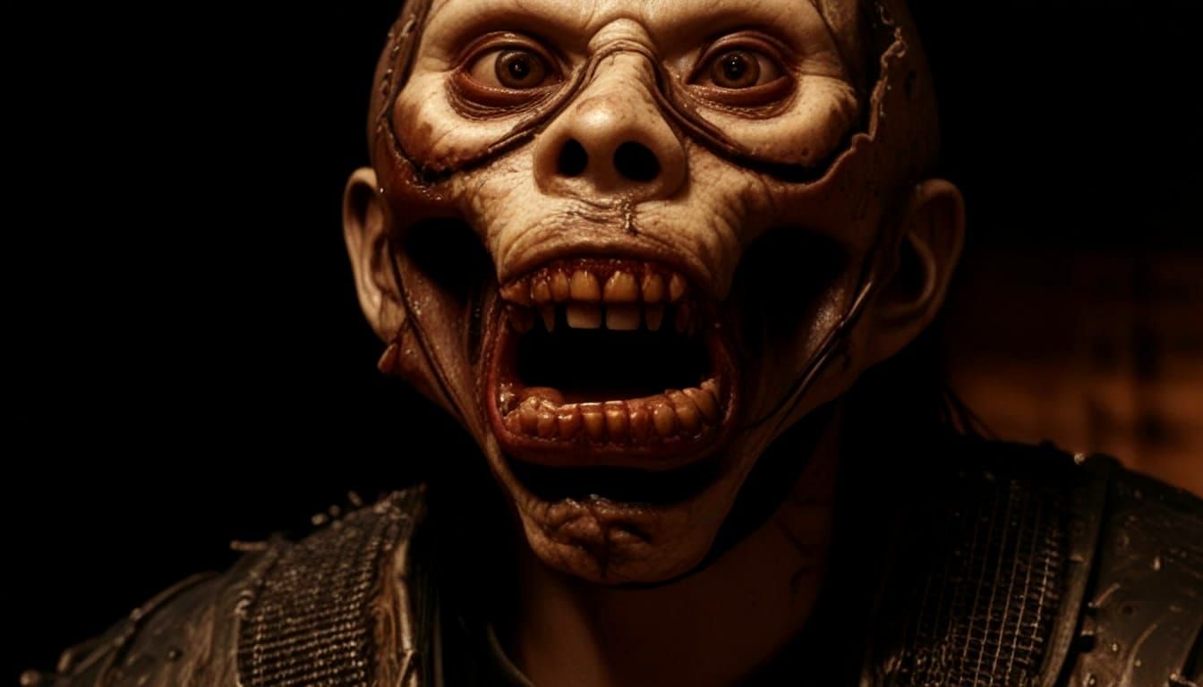 Surreal Samurai Cyborgs in Sci-Fi Horror Aesthetic