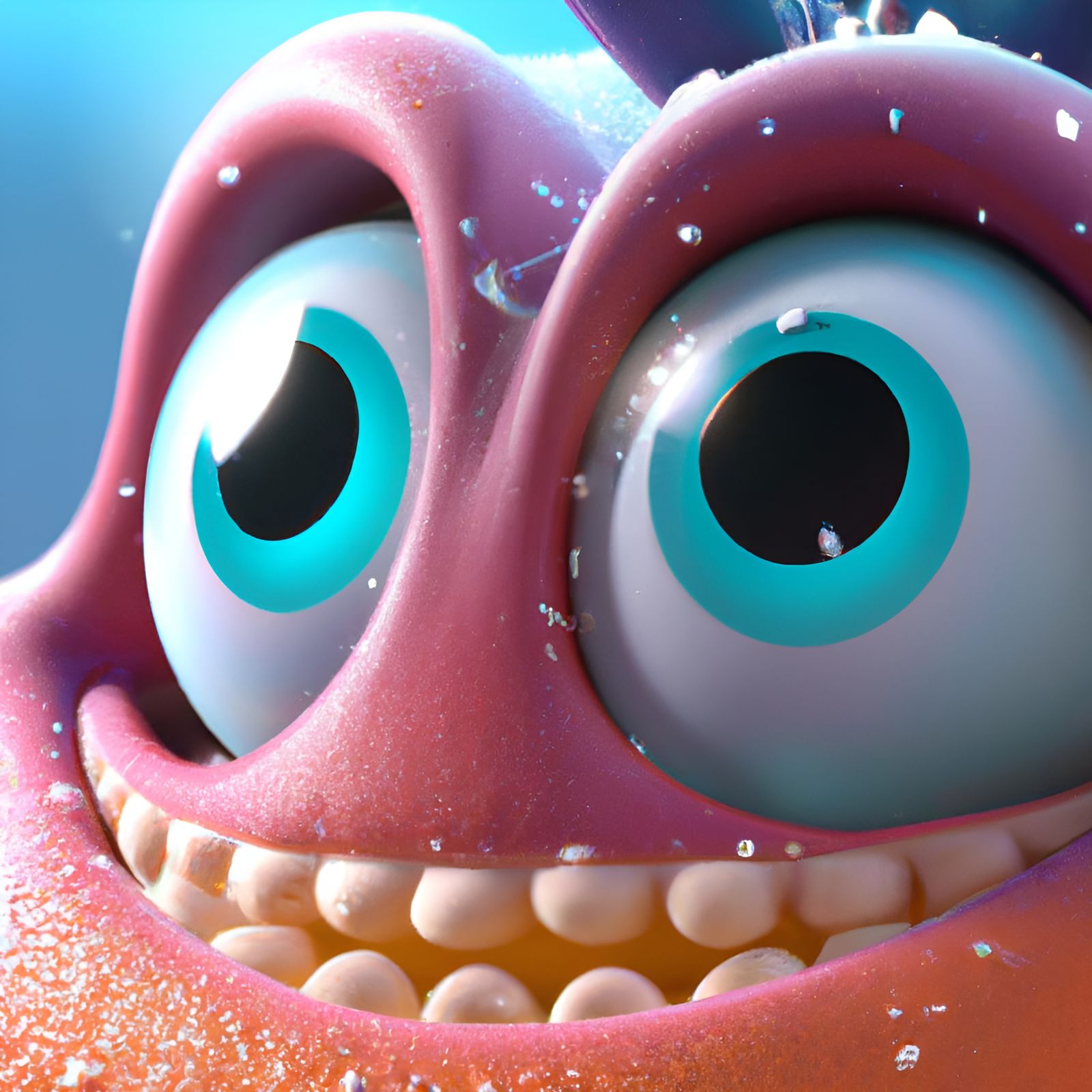 Happiest Creature Ever in Detailed 3D Digital Art