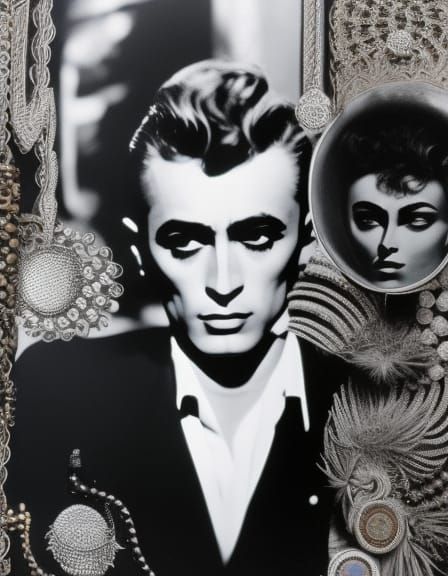 James Dean at a Bar in High Realism