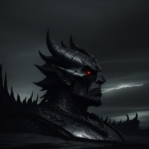 Ganon Portrait in Dark Fantasy Style