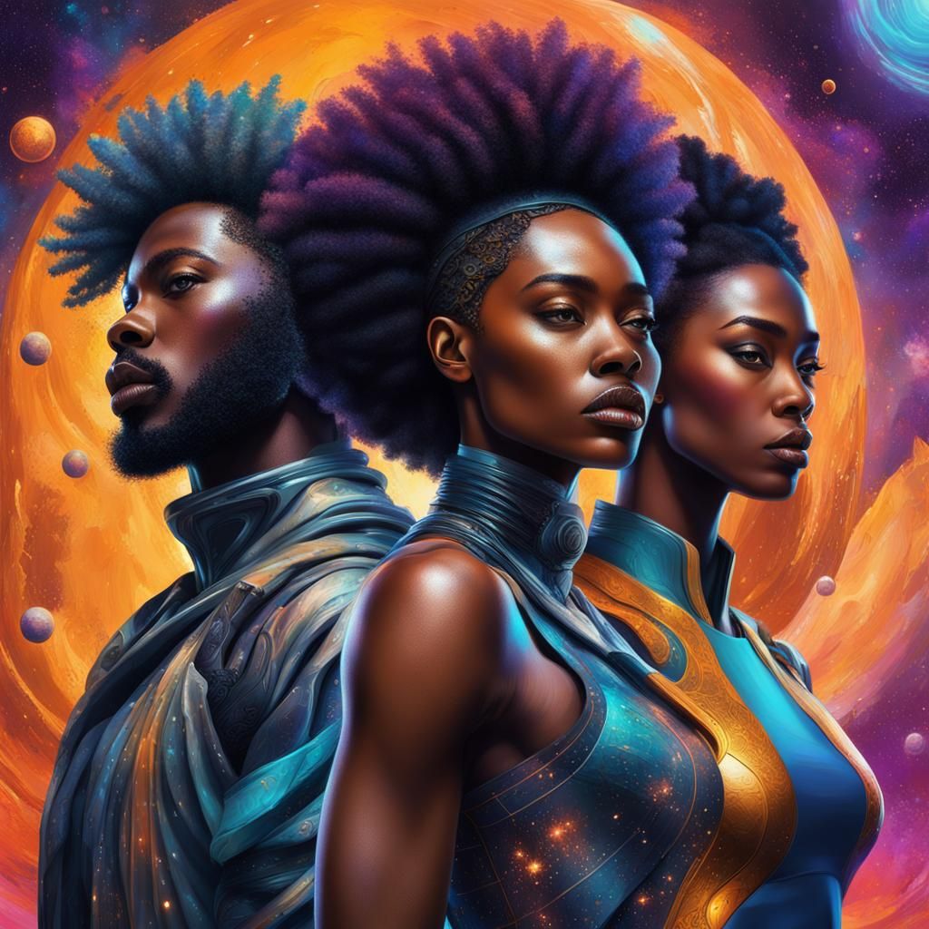 Afrofuturistic Time Travelers in a Magical Universe