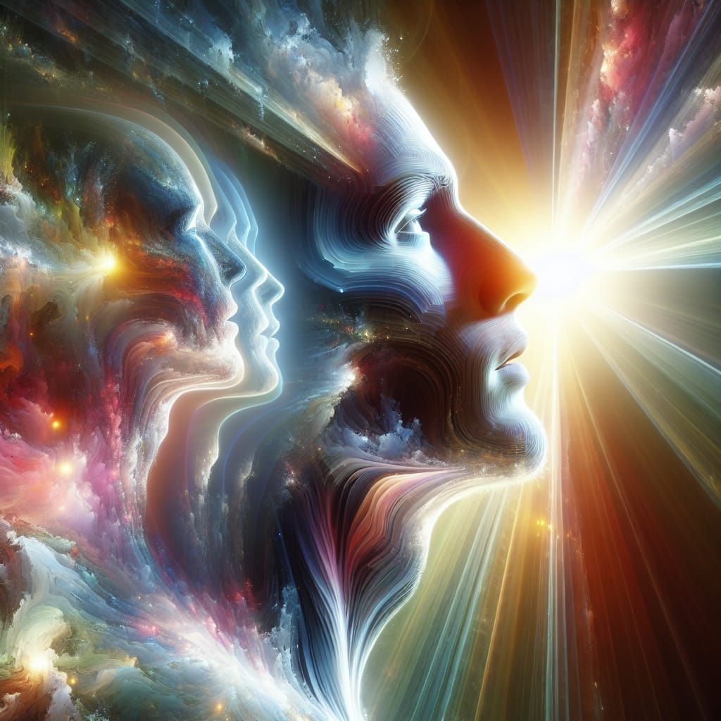 Soul's Ascent to Heaven: Hyperrealistic Concept Art