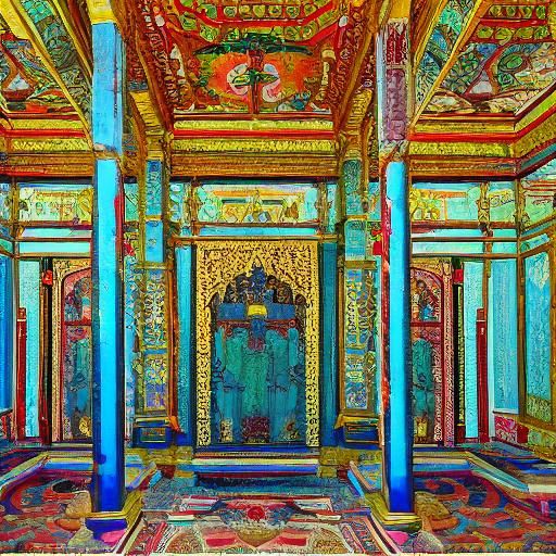 Abandoned Temple: Realism Meets Pop Art
