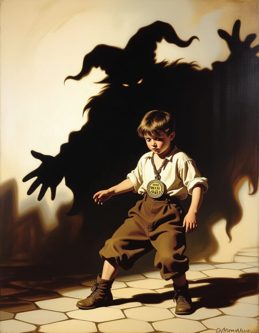 Pied Piper's Shadow: A Chiaroscuro Nightmare