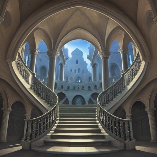 Impossible Geometry Meets Mediterranean Dreamscapes in Esche...