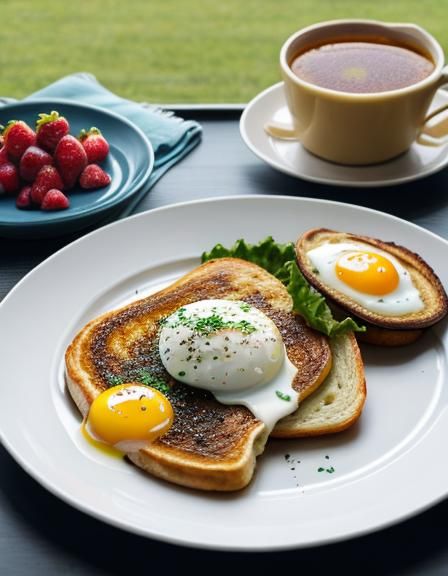 Breakfast Still Life, AI Generated