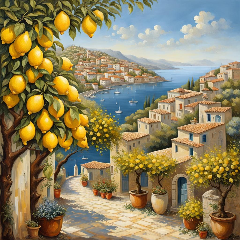 Lemon Tree in Mediterranean Paradise Vista