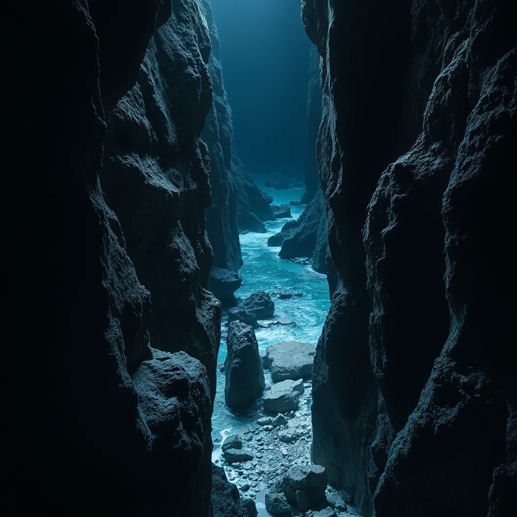 Dark Depths Revealed in Cyberpunk Style