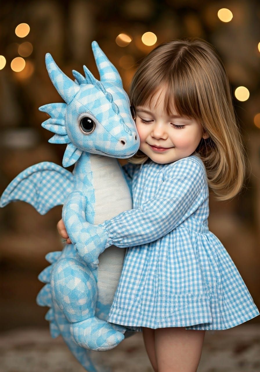 Gingham Girl and Checkered Companion