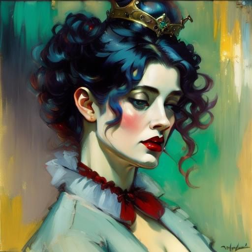 Elegant Half-Elf Vampire with Bat Wings