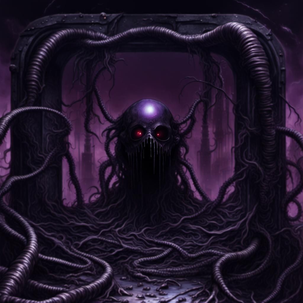 Dystopian Nightmare Landscape