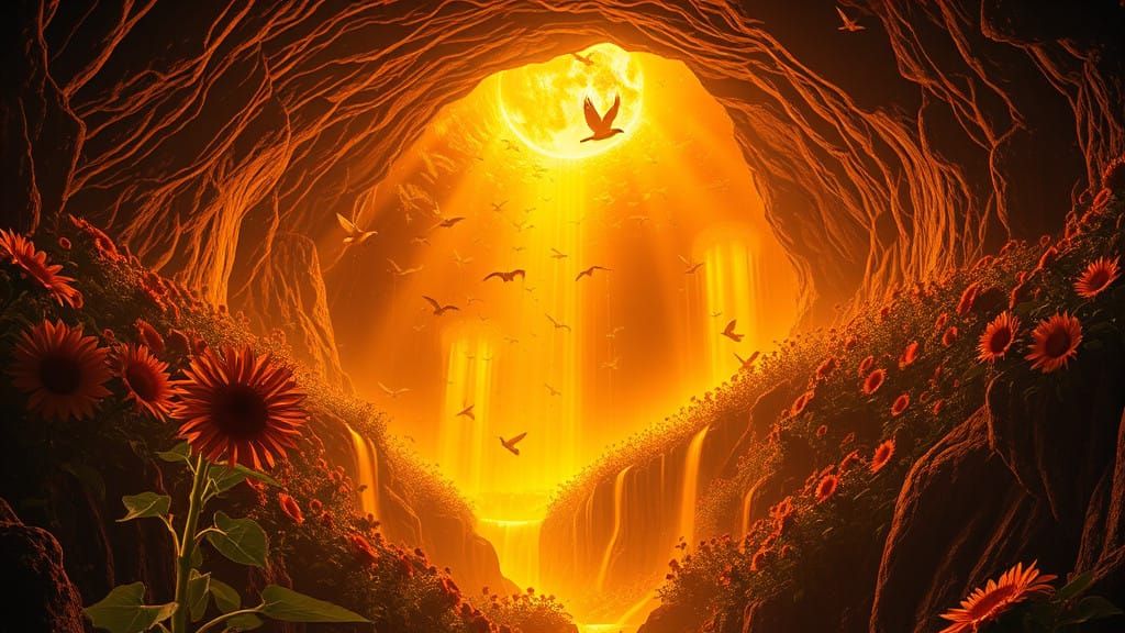 Ethereal Caverns of Light and Wonder