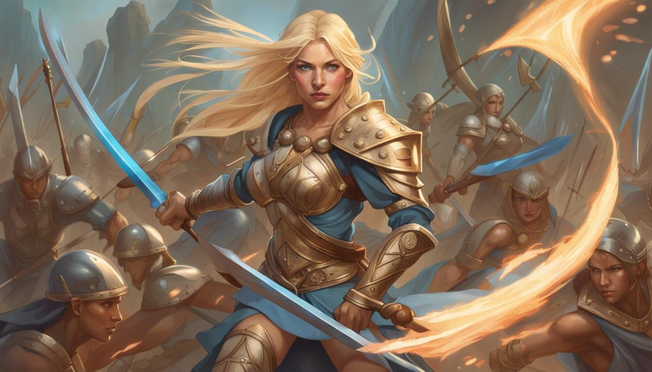 Amazon Warriors Clash in Epic Battle