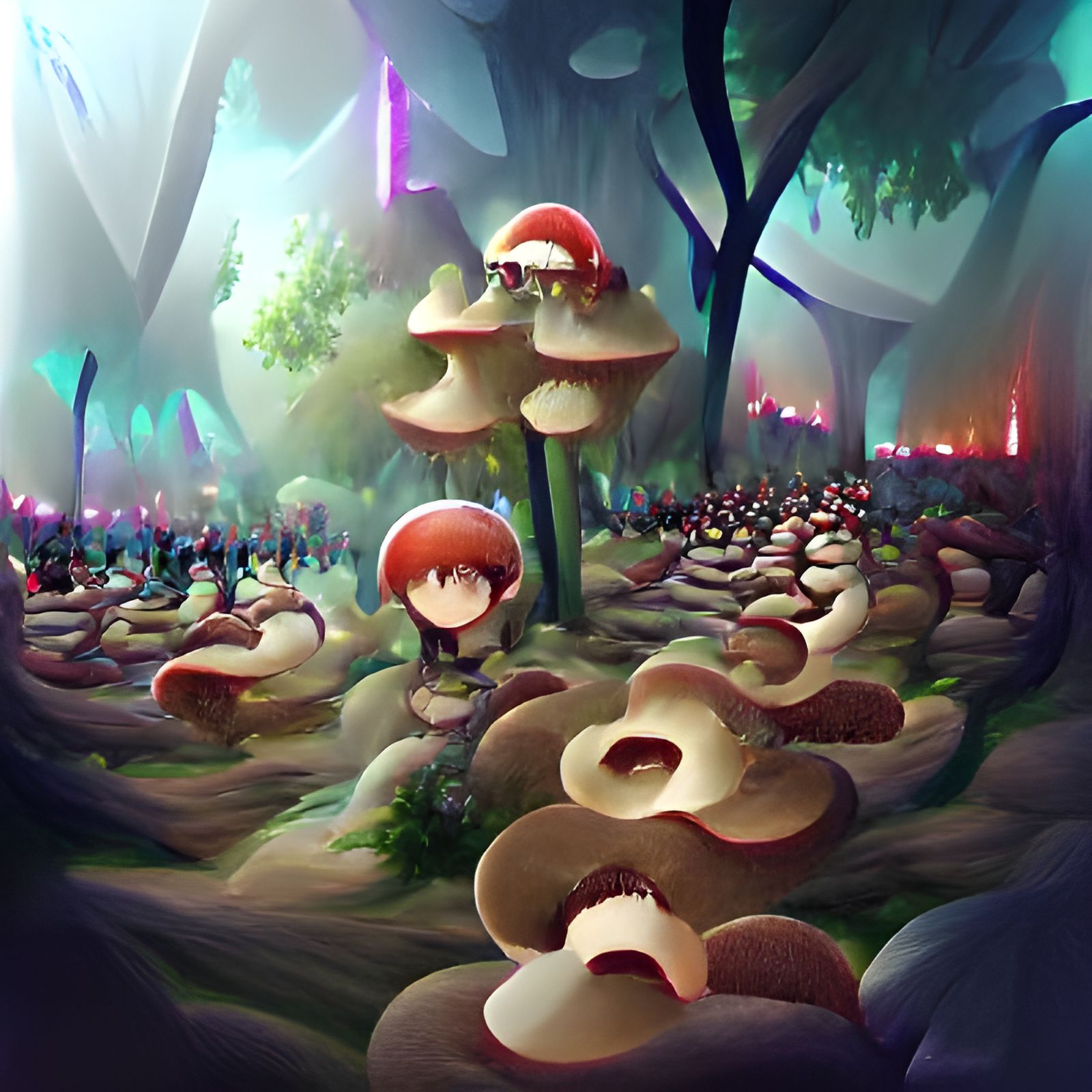 Enchanted Mushroom Forest