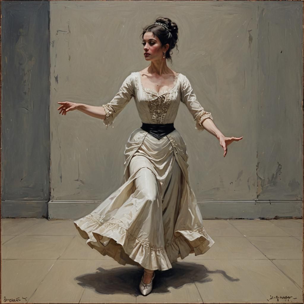 Dramatic Portrait in the Style of James Gurney