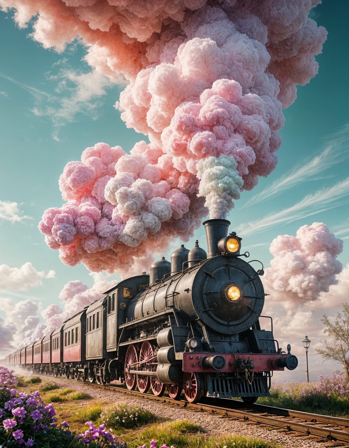 Cotton Candy Train