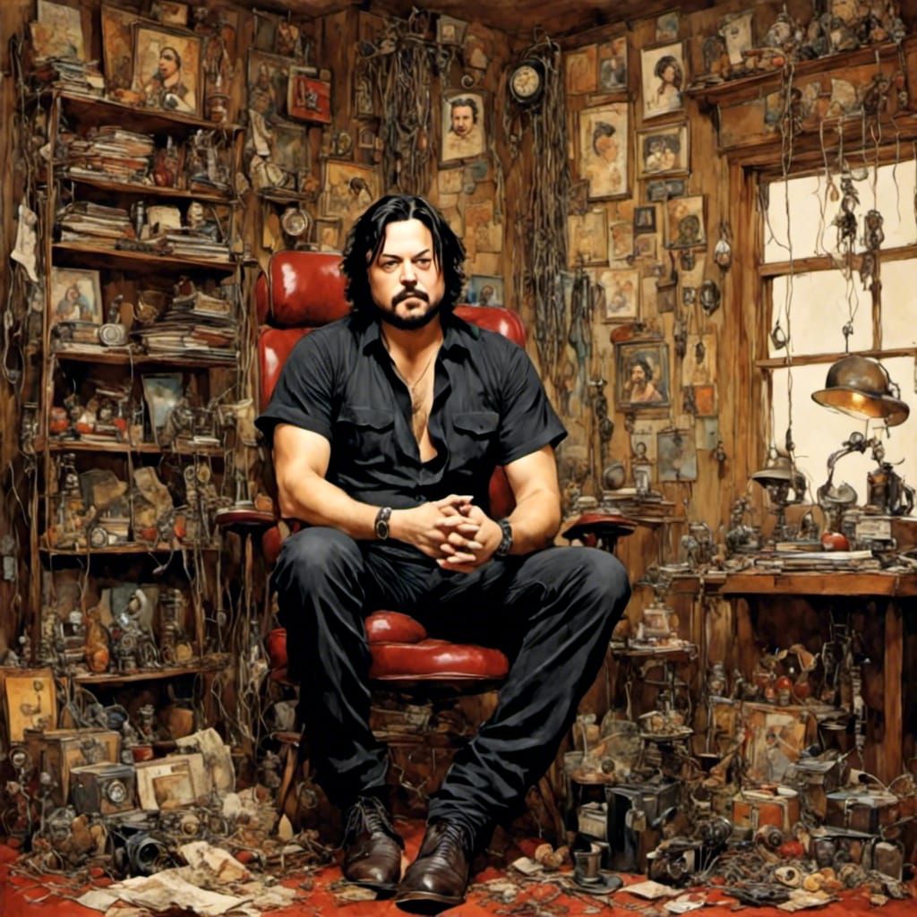 Retro Rockabilly Portrait with Modern Twist