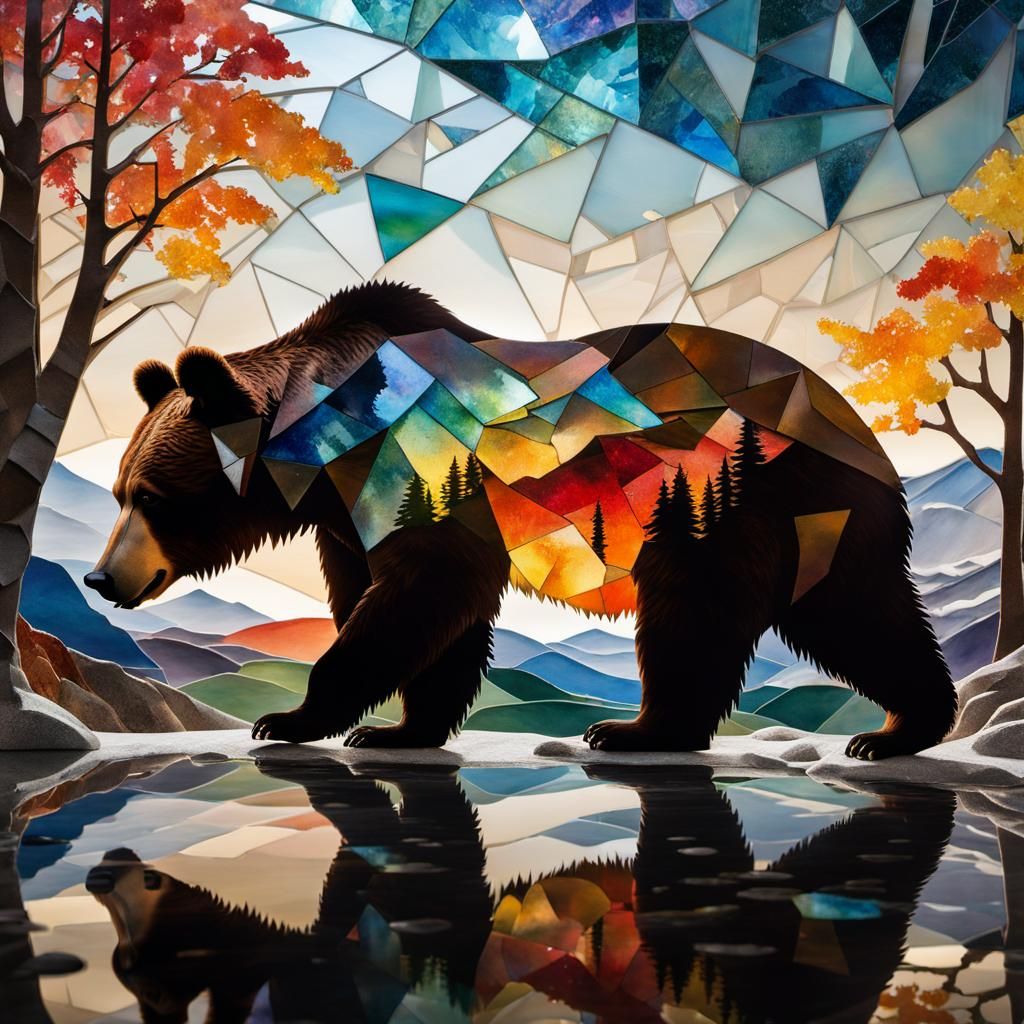 Grizzly Bear, cubism