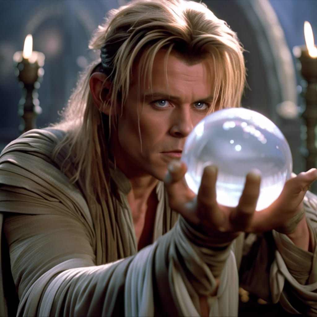 Mystical Crystal Ball Scene