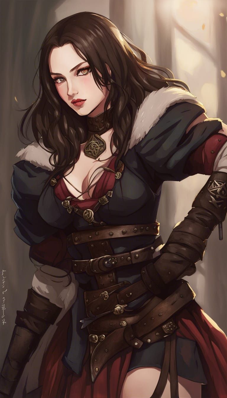 Kat Dennings as Anime-Style Medieval Rogue