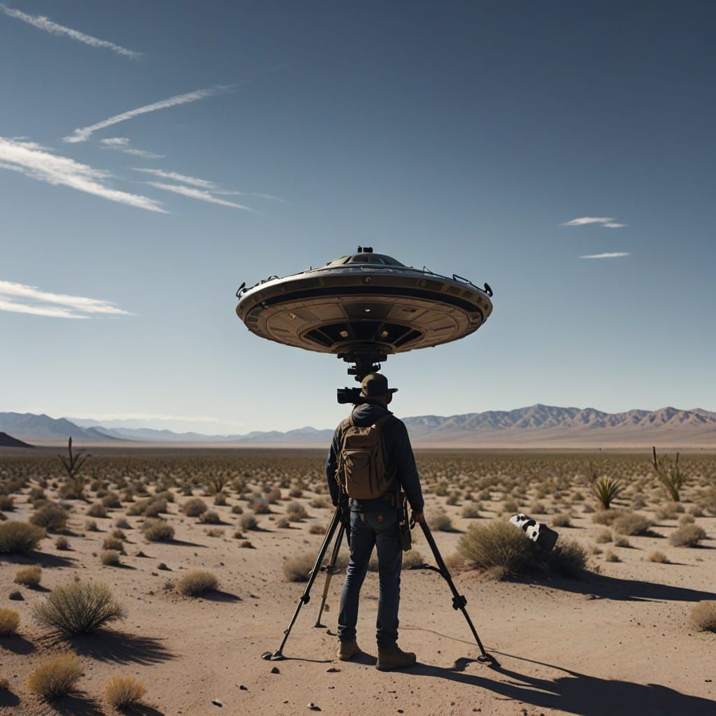 Photojournalist Captures Breathtaking UFO Sighting in Nevada...