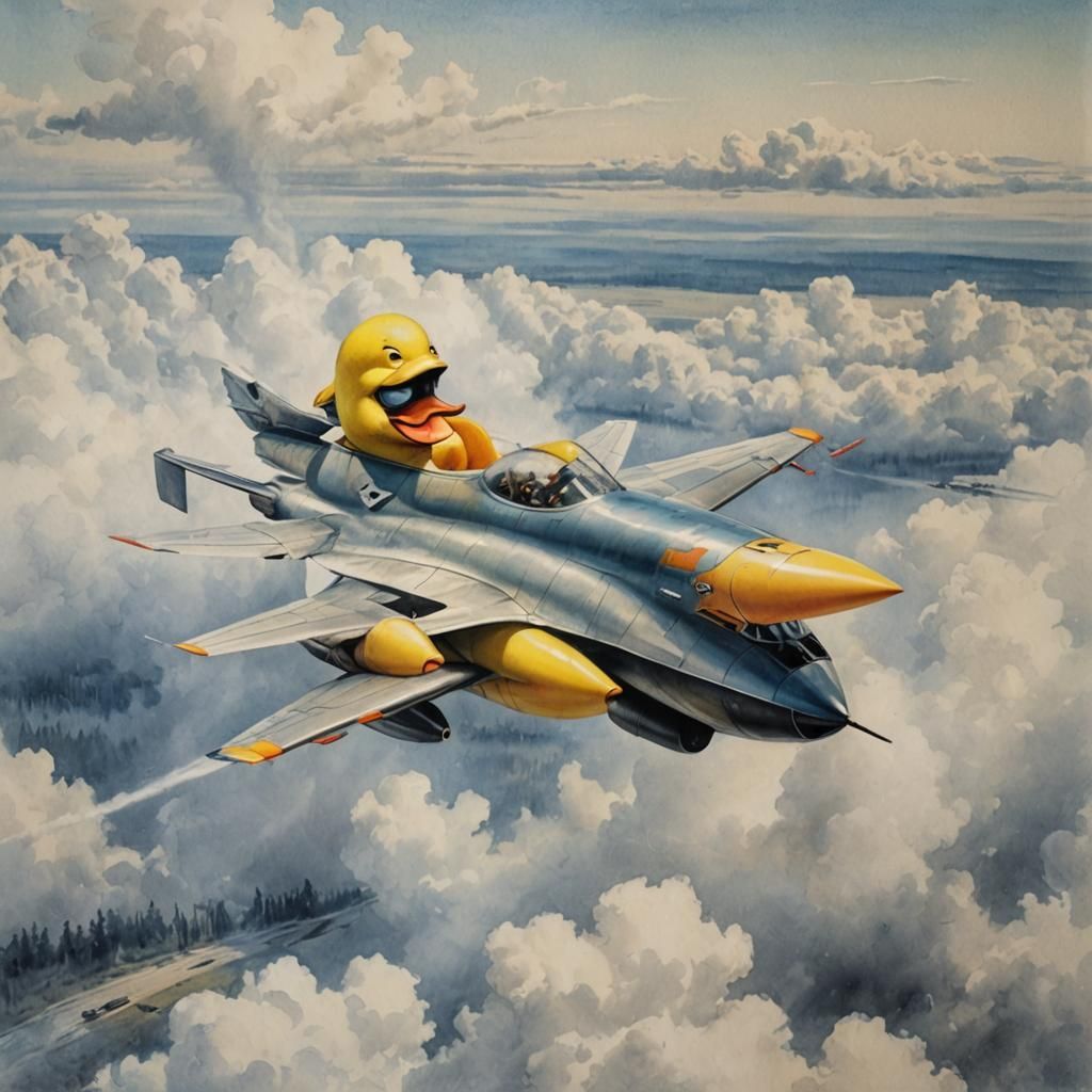 rubber duck jet