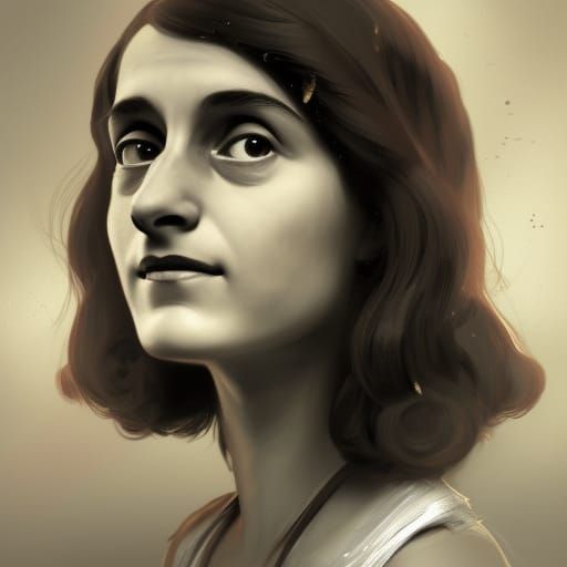 Regal Anne Frank in Triadic Colors