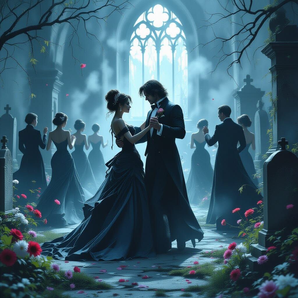 Graveyard Ballroom: Shadows of Decaying Elegance