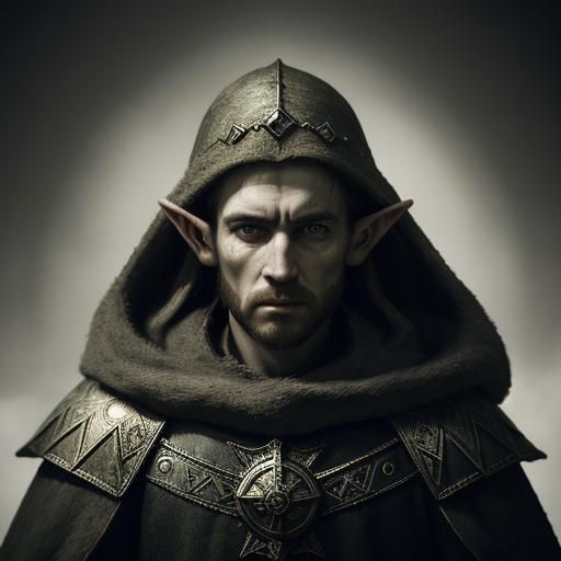 Hyperrealistic Elf Macbeth Portrait in High Definition