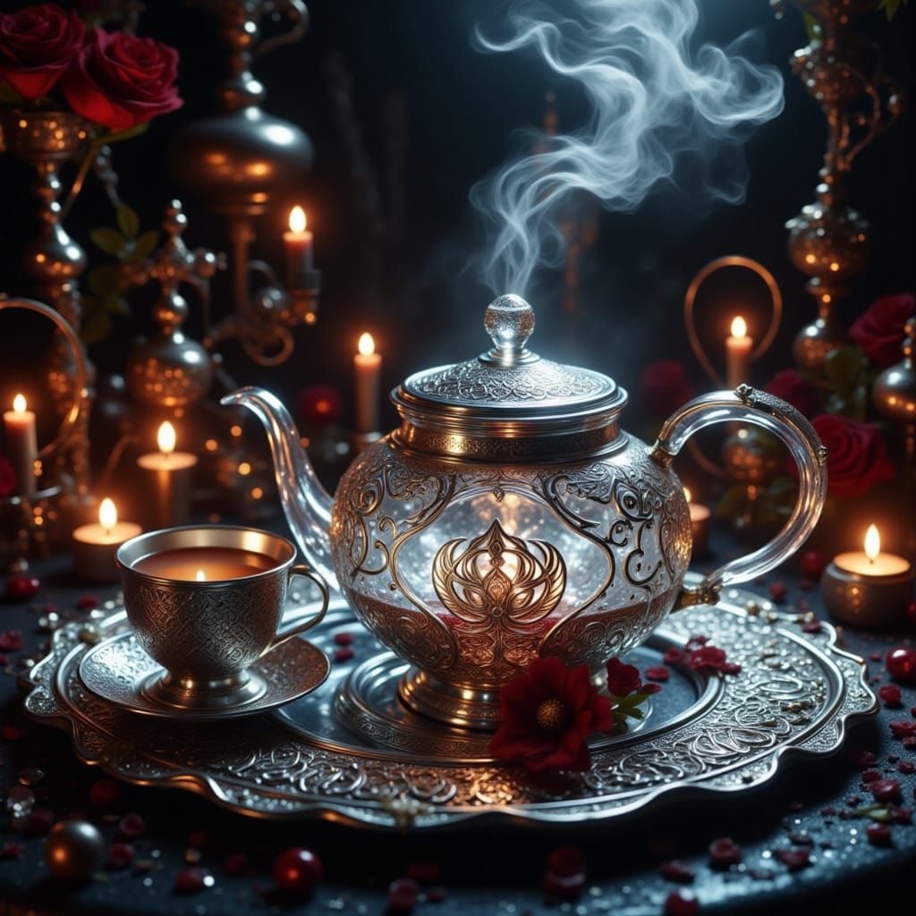 Morning tea is served