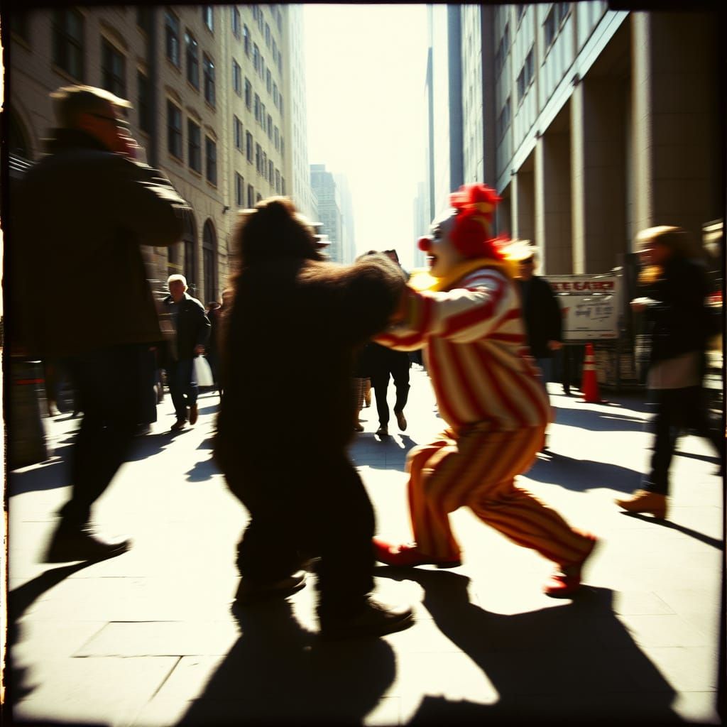 Frenzied Street Brawl in Disjointed, Weegee-Inspired Snapsho...