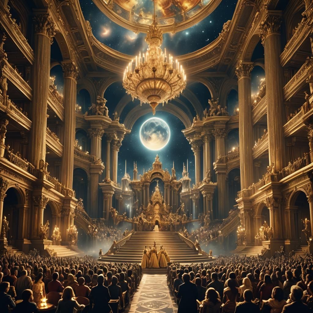 Superstars Perform for Immortals in Baroque Palace