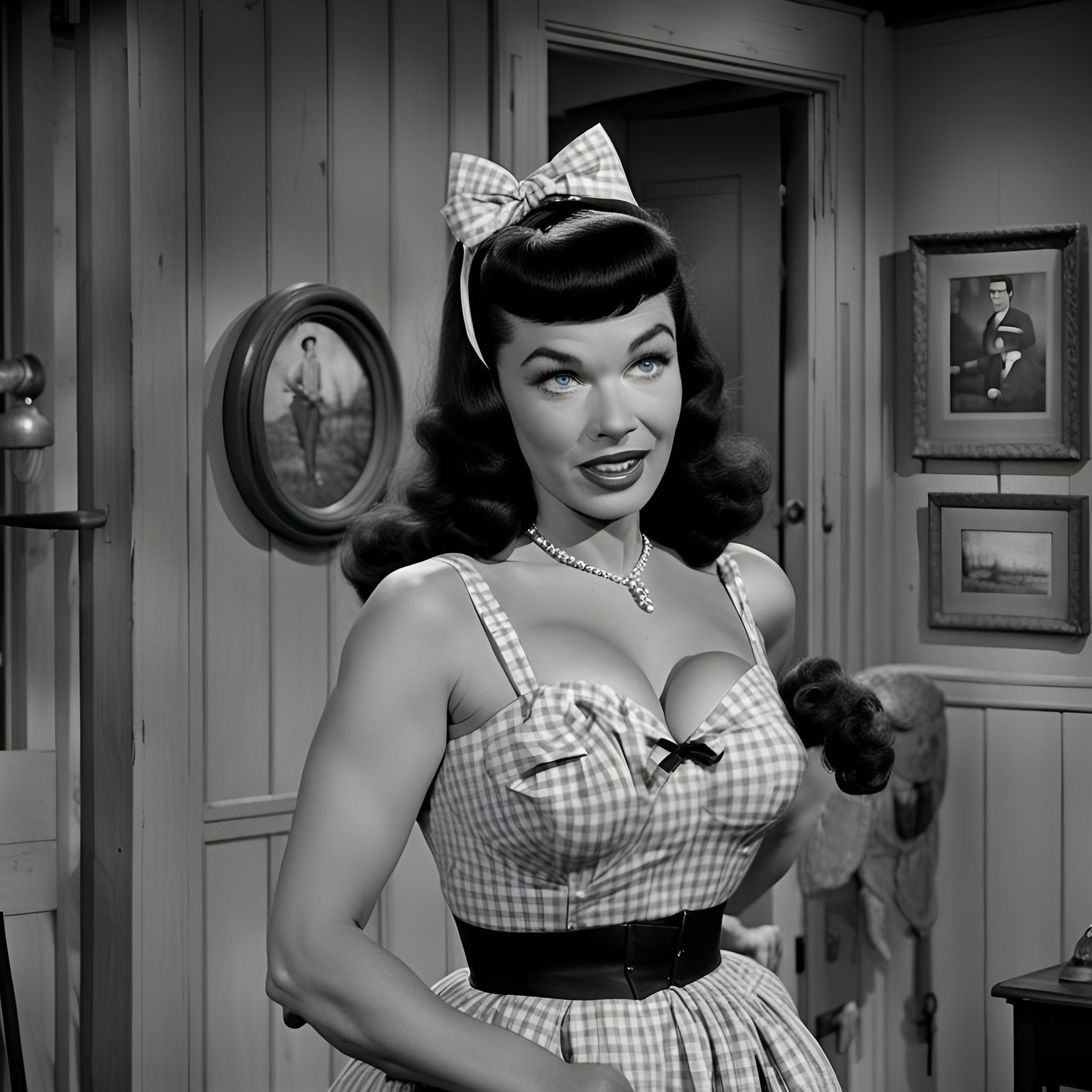 Bettie Page on the Beverly Hillbillies