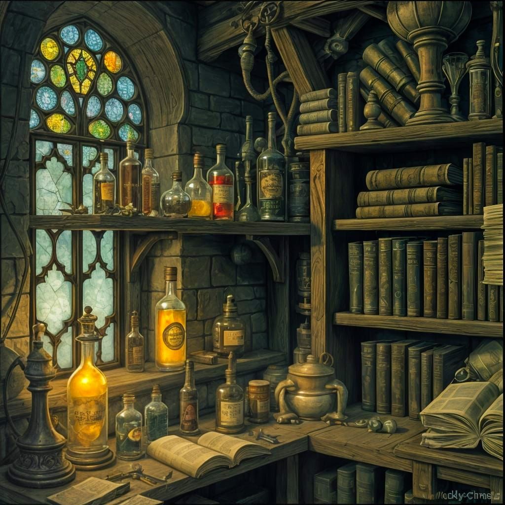 The alchemist's secret place