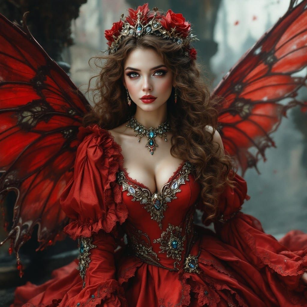 Britomart, Fairy Queen in Rococo Style Armour