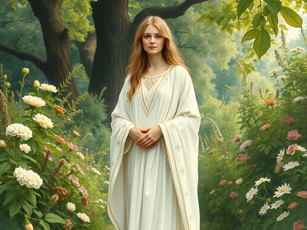 Virtue in a Verdant Garden: Pre-Raphaelite Style