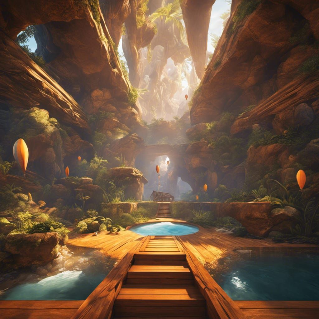 Guinea Pig Play Area: Hyperrealistic Digital Artwork