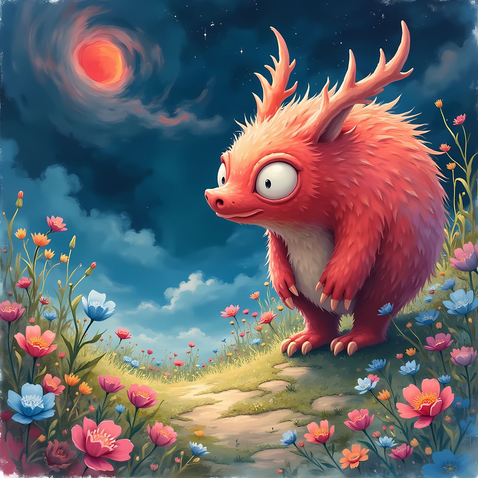 Epic Fantasy Anime Watercolour Art