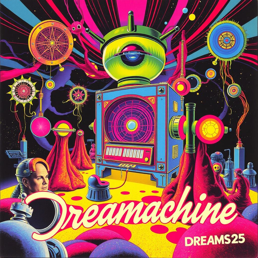 Dreams Dreamachine.
Stolen from Brion Gysin